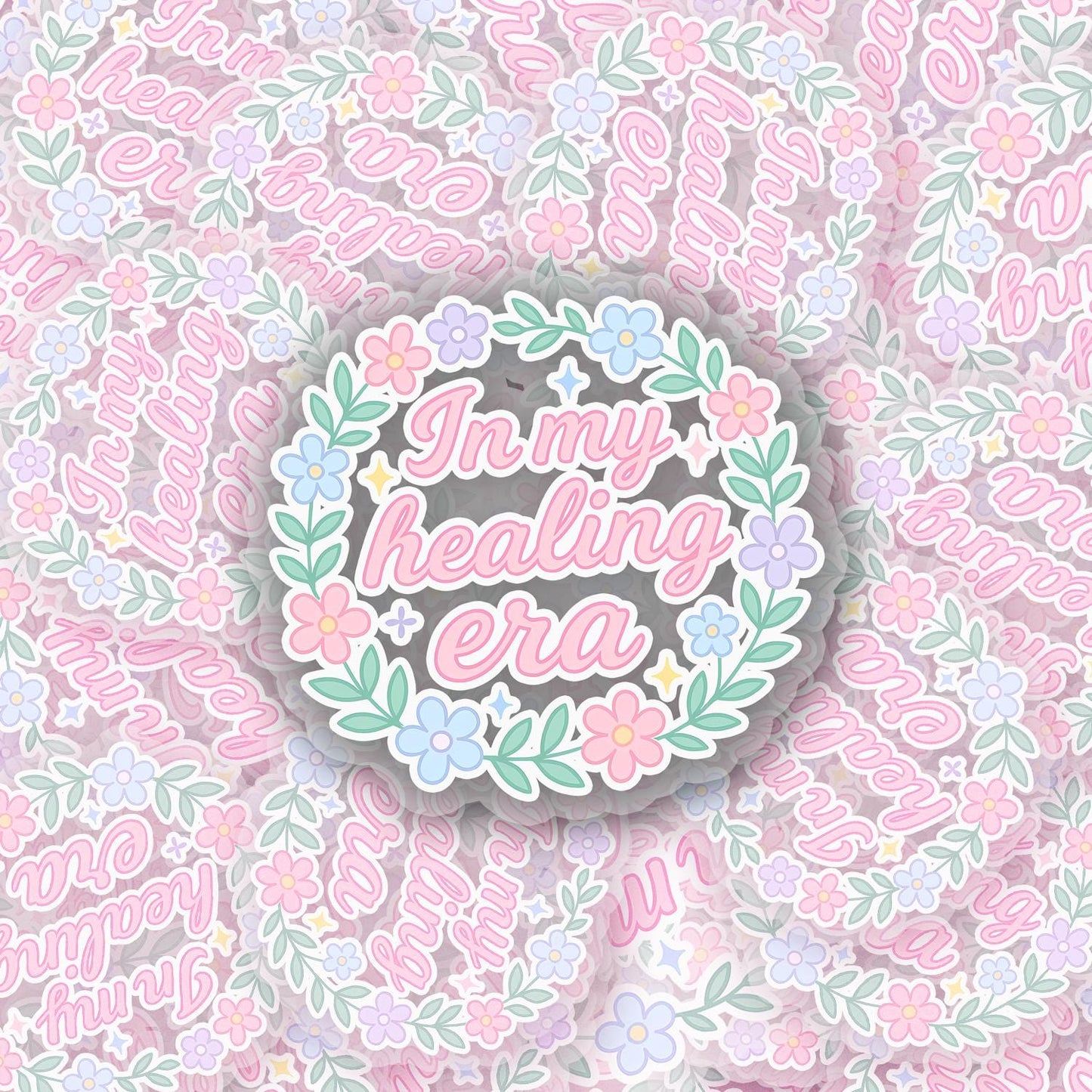 Healing Era 2.5'' Vinyl Sticker – (Glitter/Holographic or Glossy)