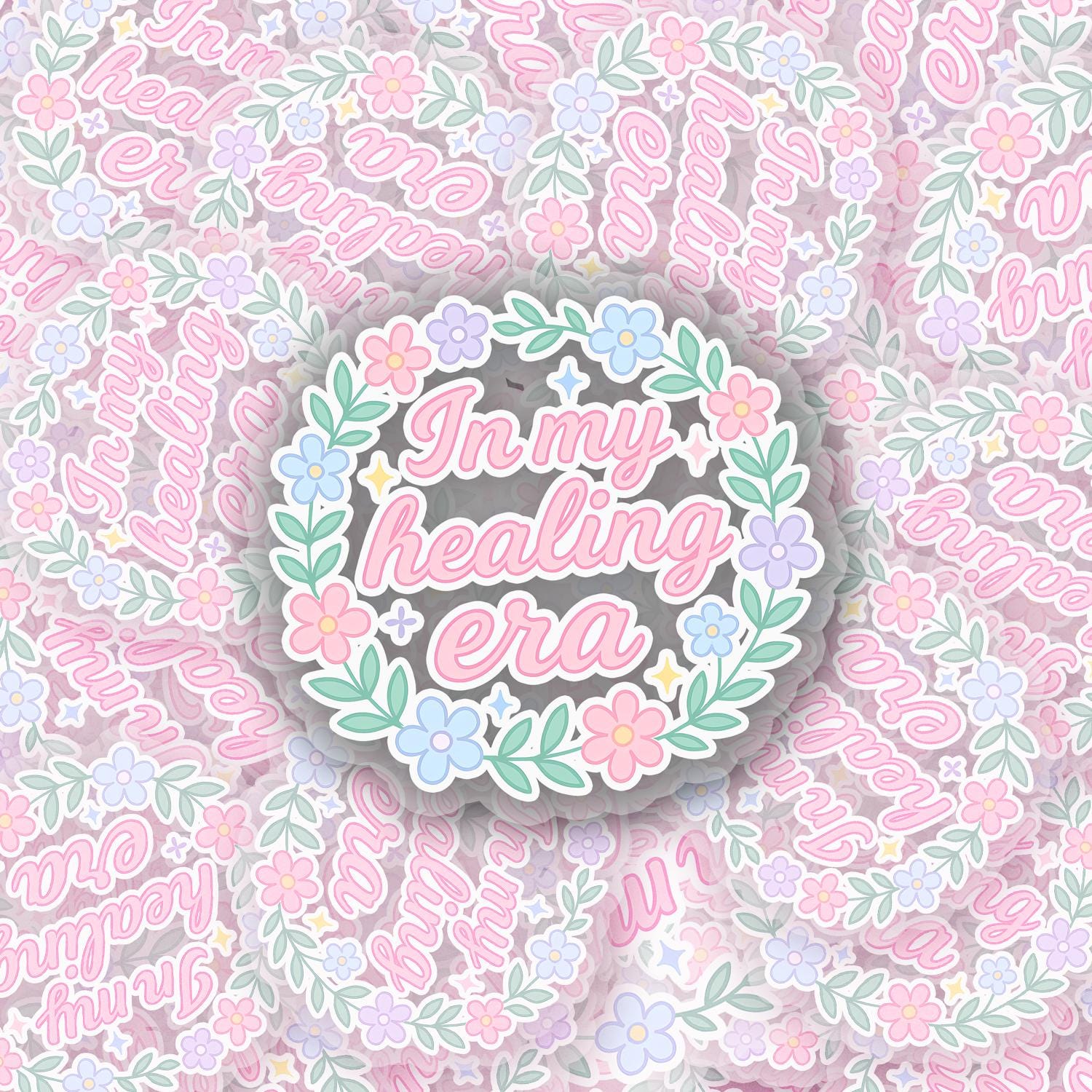 Healing Era 2.5'' Vinyl Sticker – (Glitter/Holographic or Glossy)