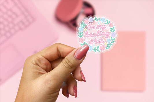 Healing Era 2.5'' Vinyl Sticker –  (Glitter/Holographic or Glossy)