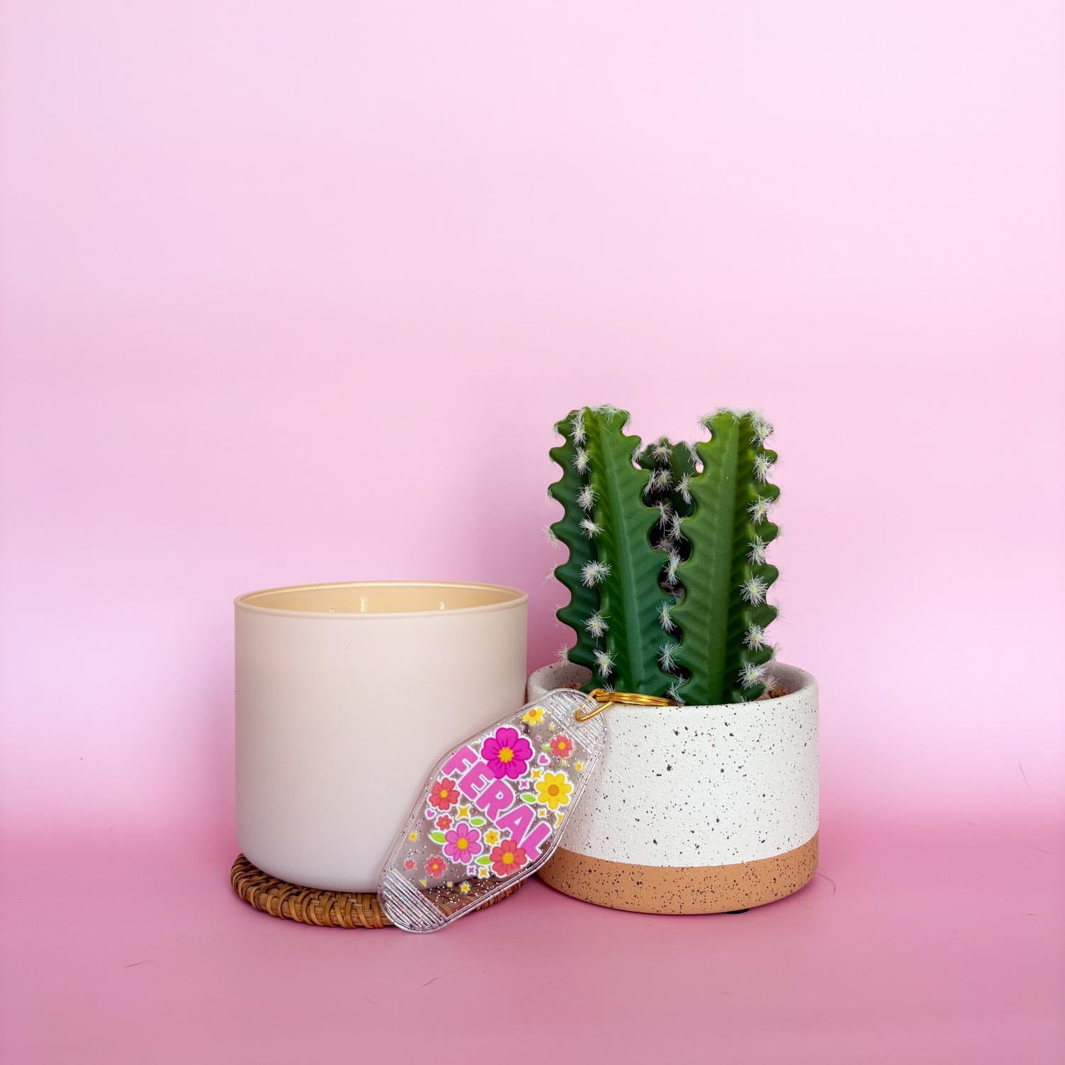 Keychain Feral | Acrylic Motel Keychain | Unstable Babes Club