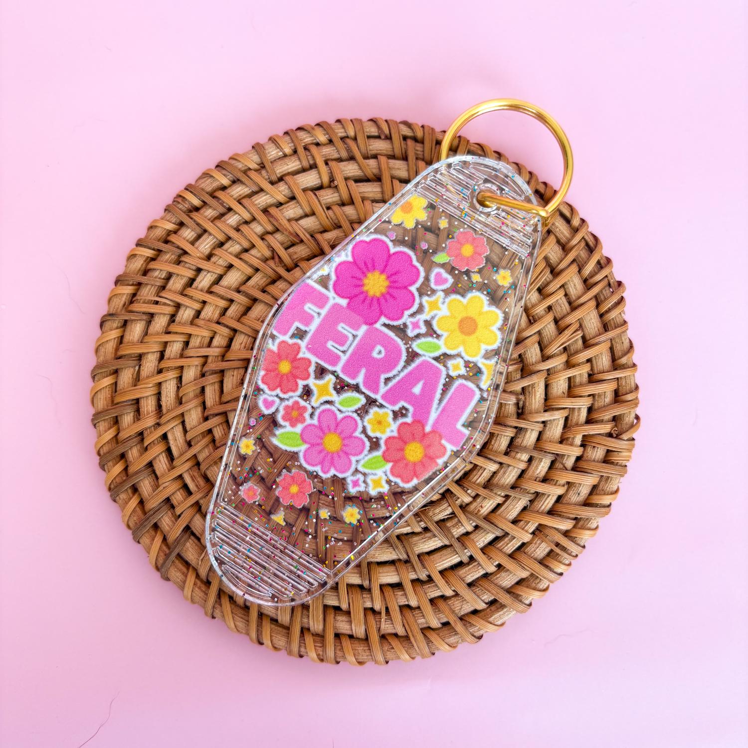 Keychain Feral | Acrylic Motel Keychain | Unstable Babes Club