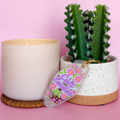 Keychain Cult Leader | Acrylic Motel Keychain | Unstable Babes Club