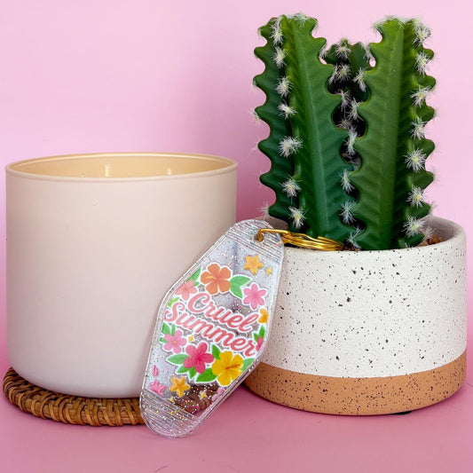 Keychain Cruel Summer | Acrylic Motel Keychain | Unstable Babes Club