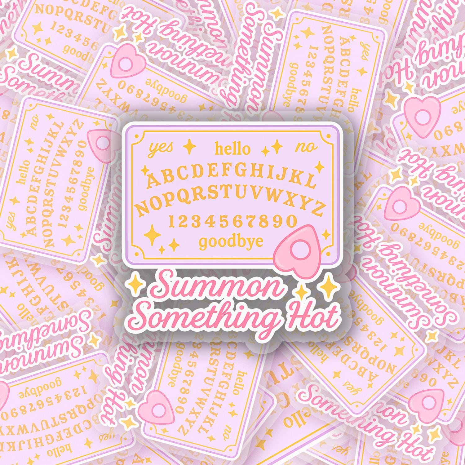 Summon Something Hot! 2.5'' Vinyl Sticker – (Glitter/Holographic or Glossy)