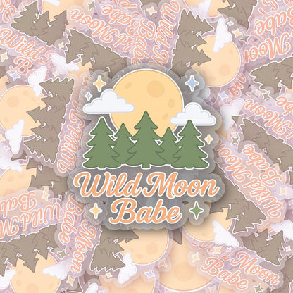 Wild Moon Babe 2.5'' Vinyl Sticker – (Glitter/Holographic or Glossy)
