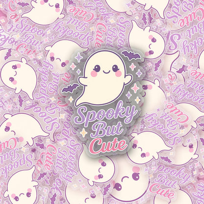 Spooky But Cute 2.5'' Vinyl Sticker – (Glitter/Holographic or Glossy)