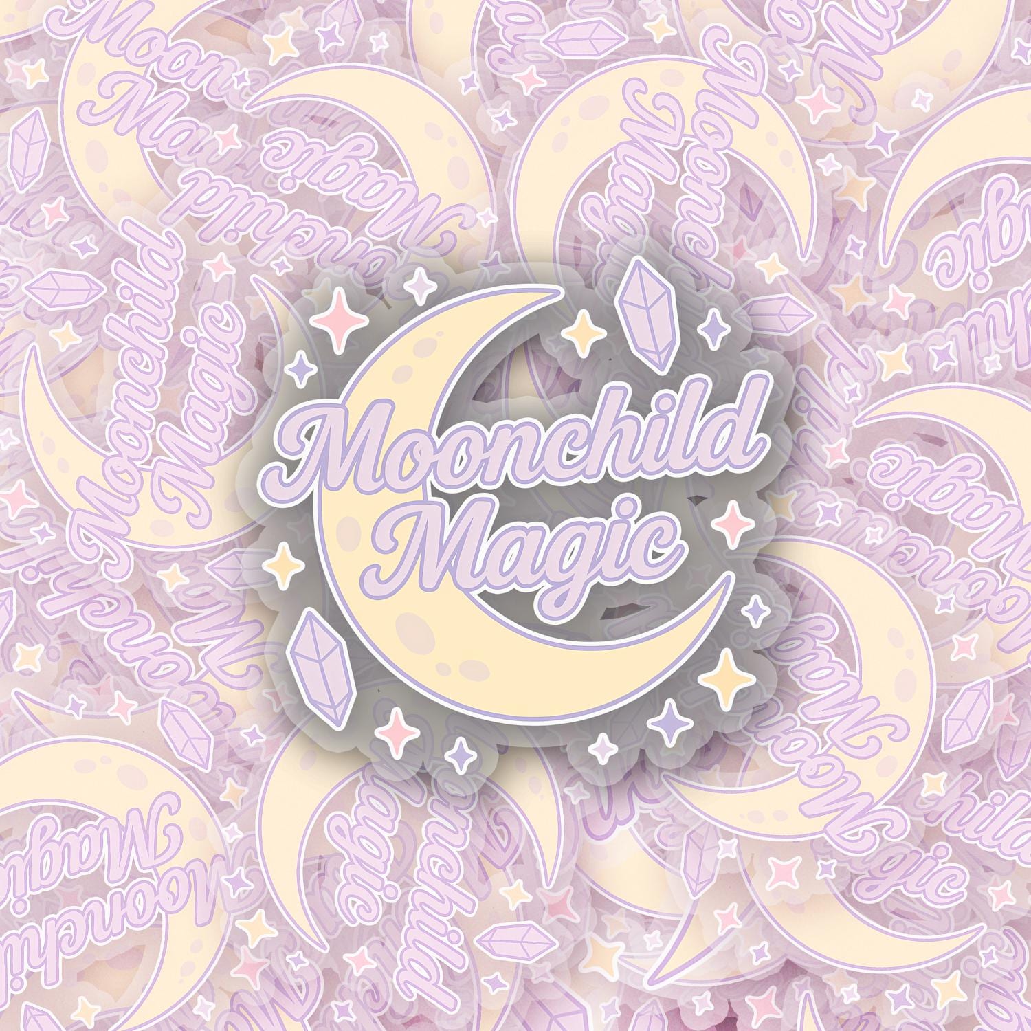Moonchild Magic 2.5'' Vinyl Sticker – (Glitter/Holographic or Glossy)