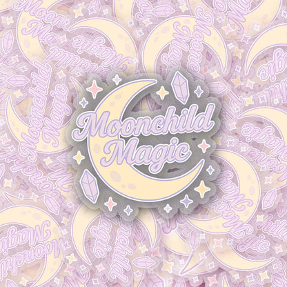 Moonchild Magic 2.5'' Vinyl Sticker – (Glitter/Holographic or Glossy)