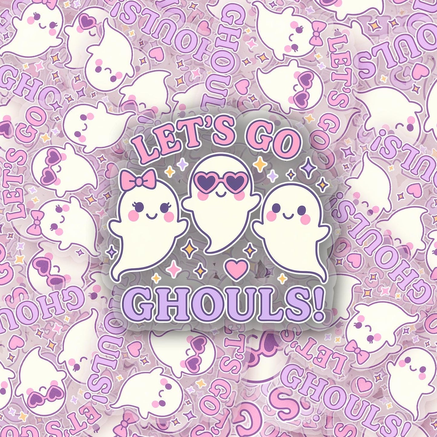 Lets Go Ghouls 2.5'' Vinyl Sticker – (Glitter/Holographic or Glossy)