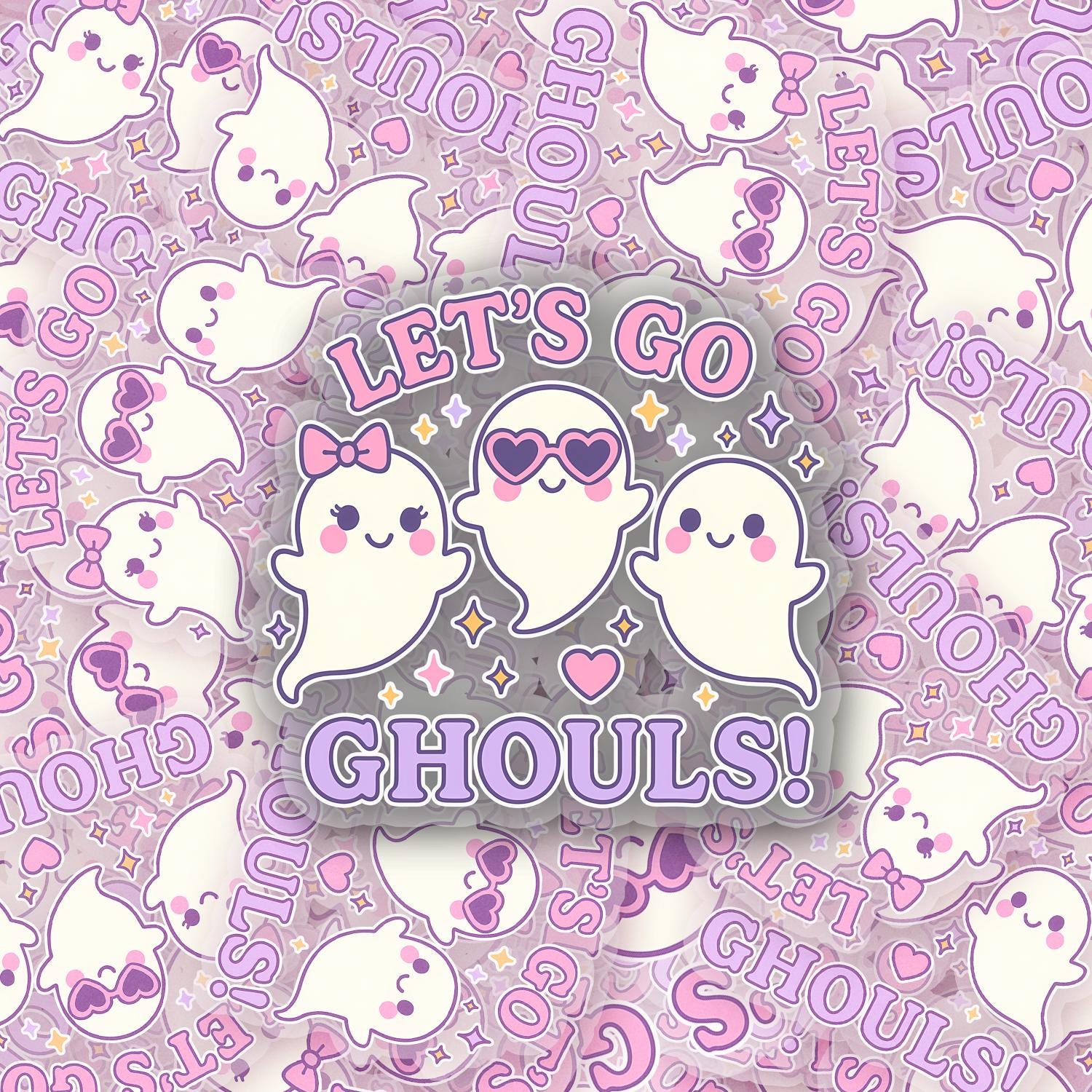 Lets Go Ghouls 2.5'' Vinyl Sticker – (Glitter/Holographic or Glossy)