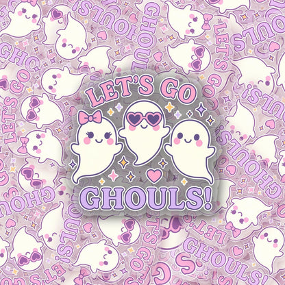 Lets Go Ghouls 2.5'' Vinyl Sticker – (Glitter/Holographic or Glossy)