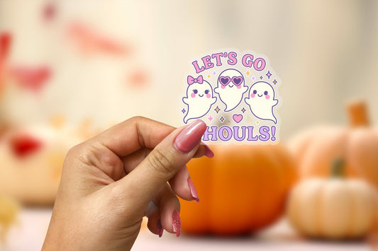 Lets Go Ghouls 2.5'' Vinyl Sticker – (Glitter/Holographic or Glossy)