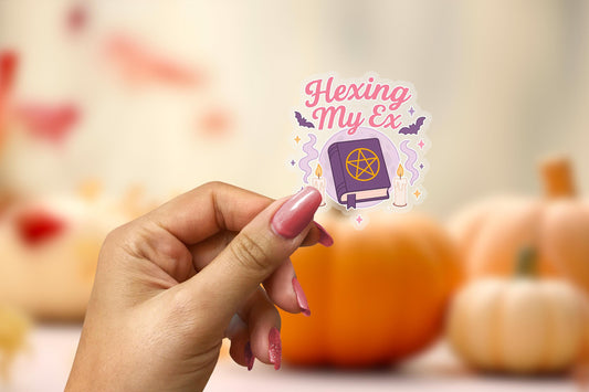 Hexing my Ex 2.5'' Vinyl Sticker – (Glitter/Holographic or Glossy)