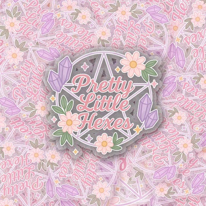 Pretty Little Hexes 2.5'' Vinyl Sticker – (Glitter/Holographic or Glossy)