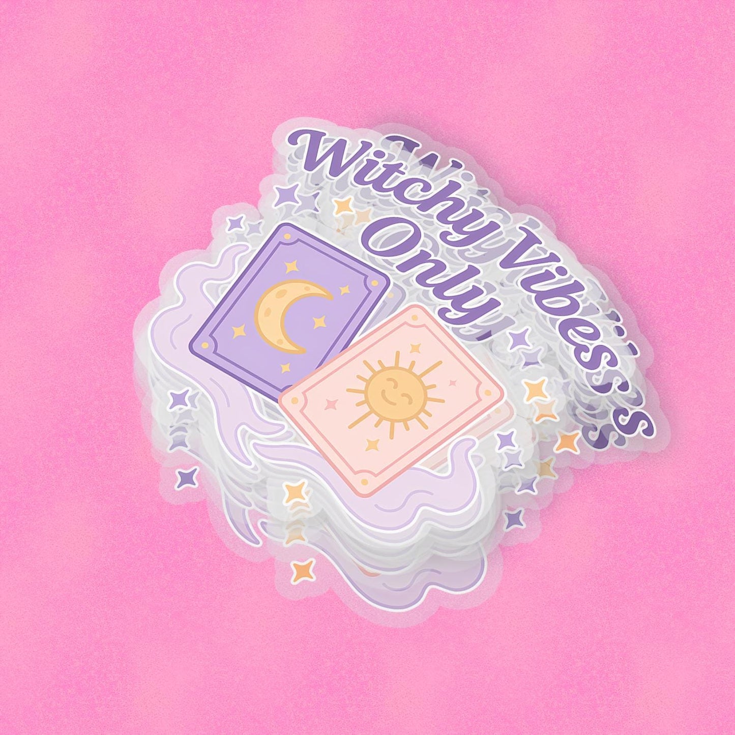 Witchy Vibes 2.5'' Vinyl Sticker – (Glitter/Holographic or Glossy)