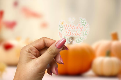 Witchy Babe 2.5'' Vinyl Sticker – (Glitter/Holographic or Glossy)