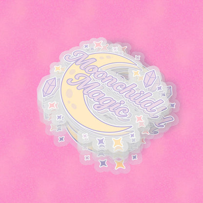 Moonchild Magic 2.5'' Vinyl Sticker – (Glitter/Holographic or Glossy)