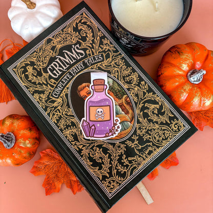 Wicked Potion Magnetic Bookmark | Double-Sided Laminated | Gift for Book Lover