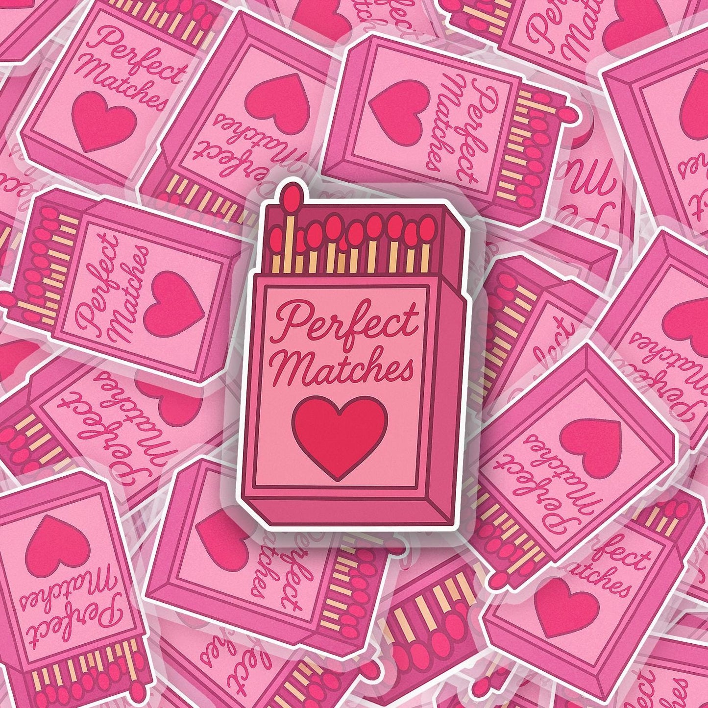 Perfect Matches 2.5'' Vinyl Sticker – (Glitter/Holographic or Glossy)