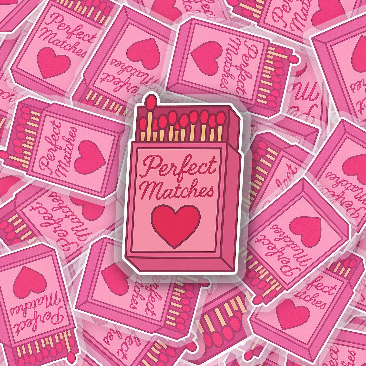 Perfect Matches 2.5'' Vinyl Sticker – (Glitter/Holographic or Glossy)