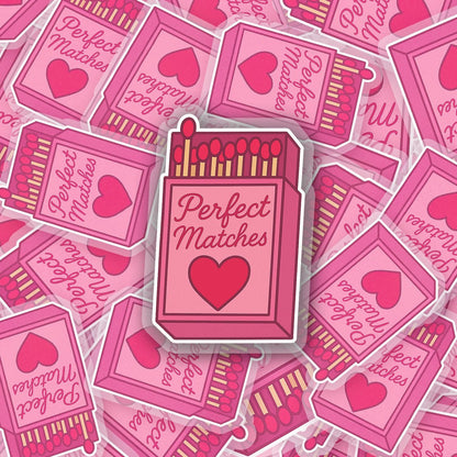 Perfect Matches 2.5'' Vinyl Sticker – (Glitter/Holographic or Glossy)