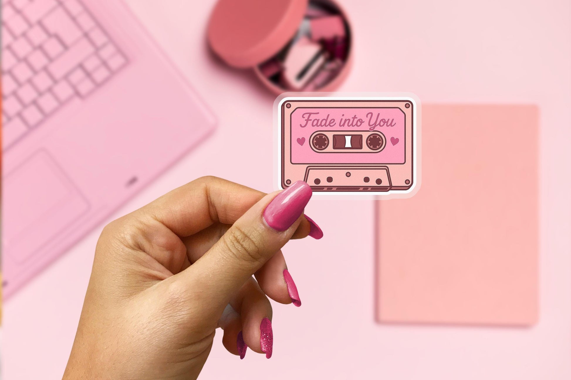 Fade Into You 2.5'' Vinyl Sticker – (Glitter/Holographic or Glossy)