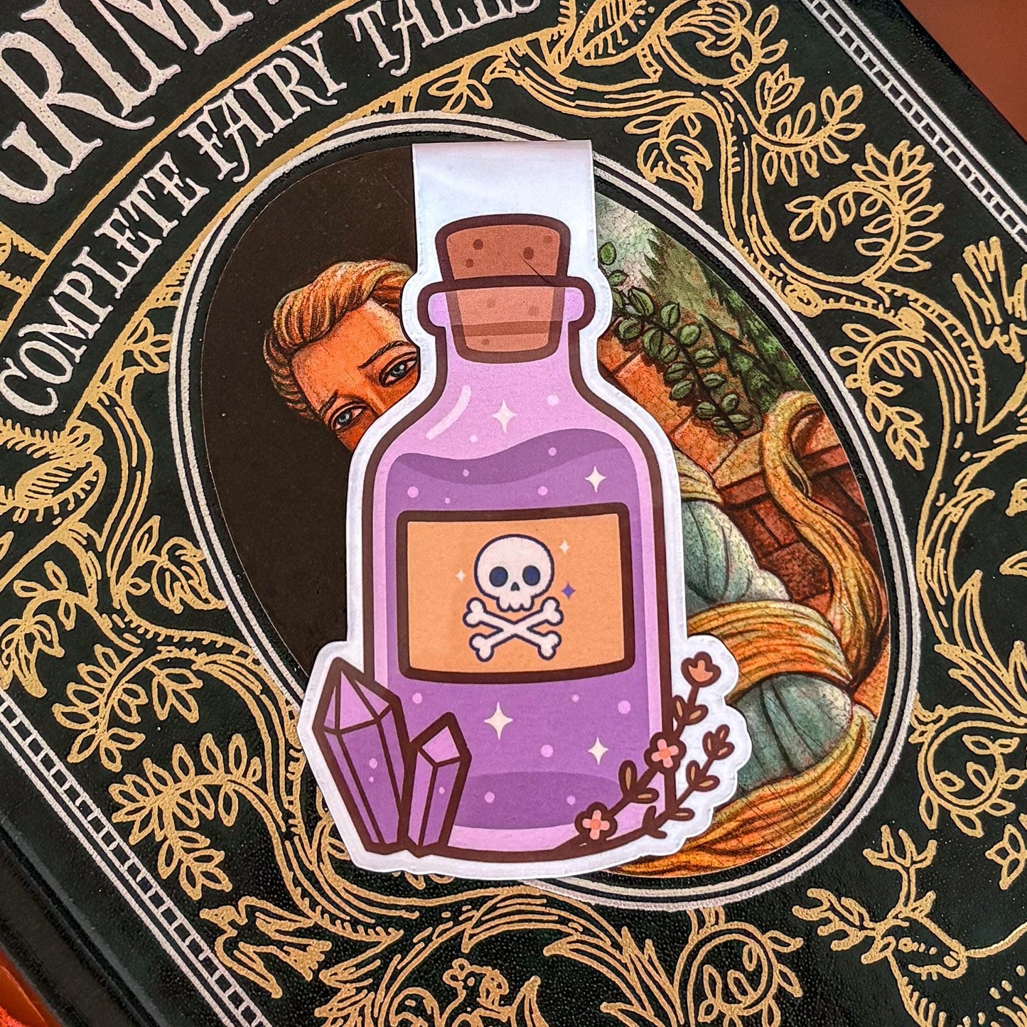 Wicked Potion Magnetic Bookmark | Double-Sided Laminated | Gift for Book Lover