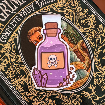 Wicked Potion Magnetic Bookmark | Double-Sided Laminated | Gift for Book Lover