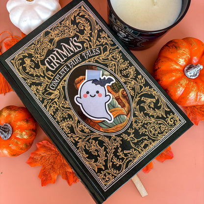 Little Ghostie | Double-Sided Magnetic Bookmark | Cute Fall - Halloween Gift for Book Lovers