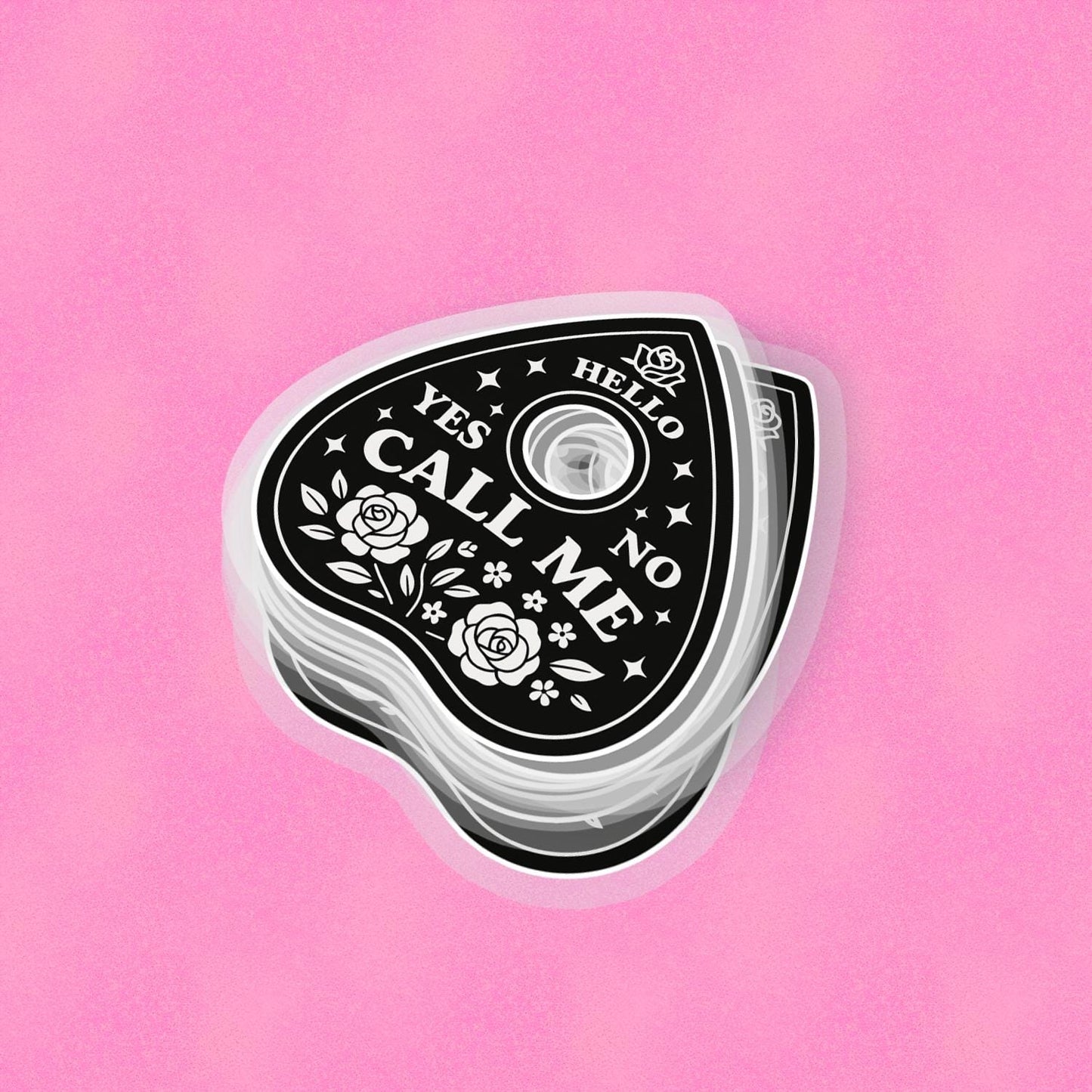 Call Me 2.5'' Vinyl Sticker – (Glitter/Holographic or Glossy)