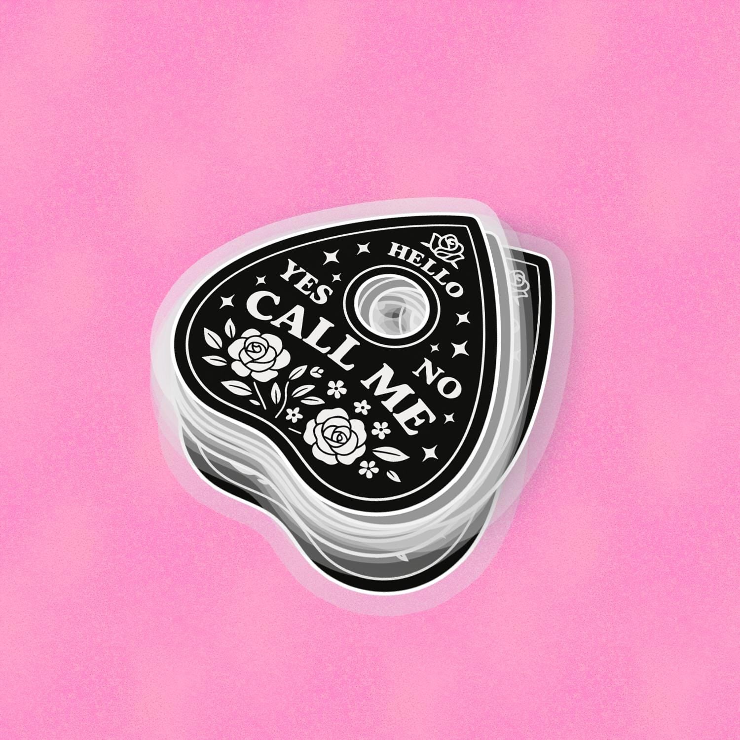 Call Me 2.5'' Vinyl Sticker – (Glitter/Holographic or Glossy)