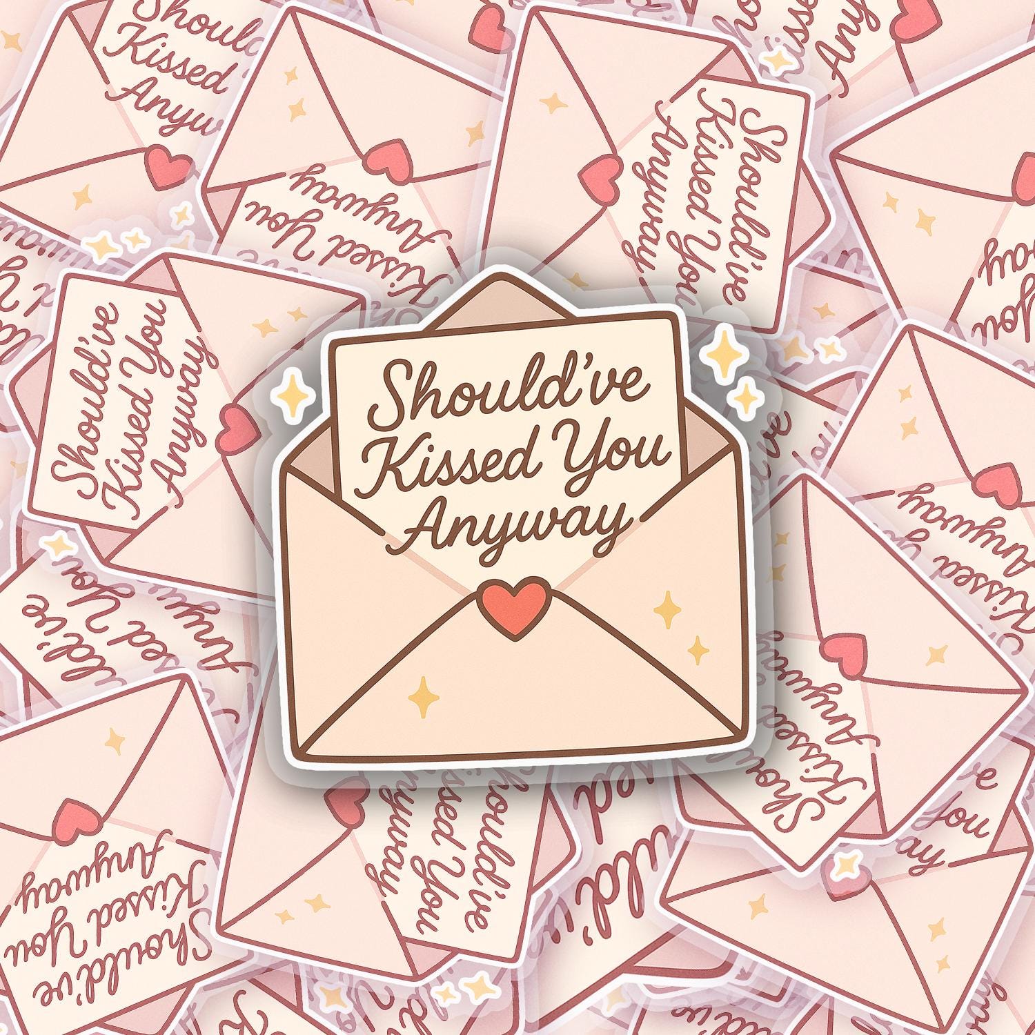 Should've Kissed You Anyway 2.5'' Vinyl Sticker – (Glitter/Holographic or Glossy)