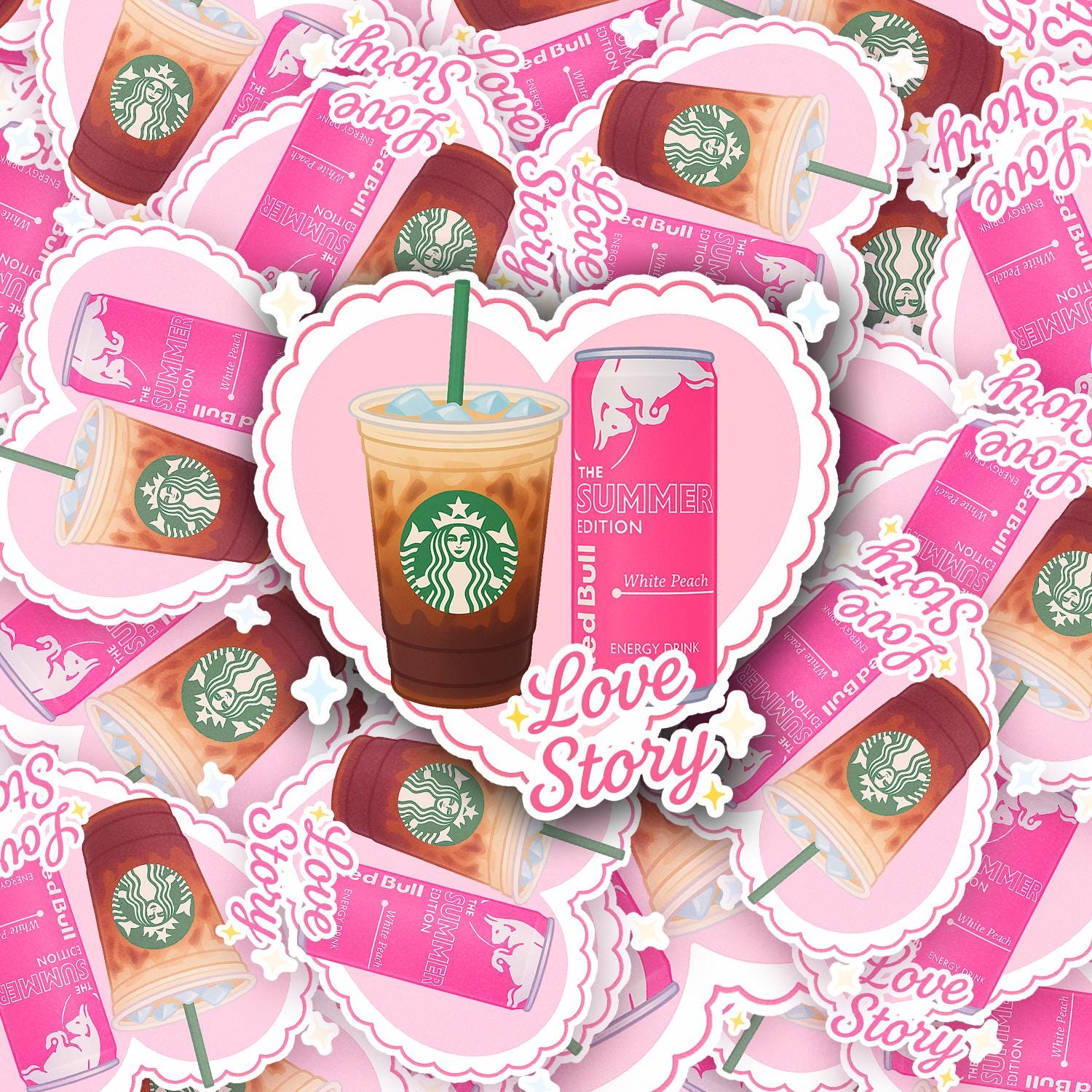 Love Story 2.5'' Vinyl Sticker – (Glitter/Holographic or Glossy)