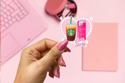 Love Story 2.5'' Vinyl Sticker – (Glitter/Holographic or Glossy)