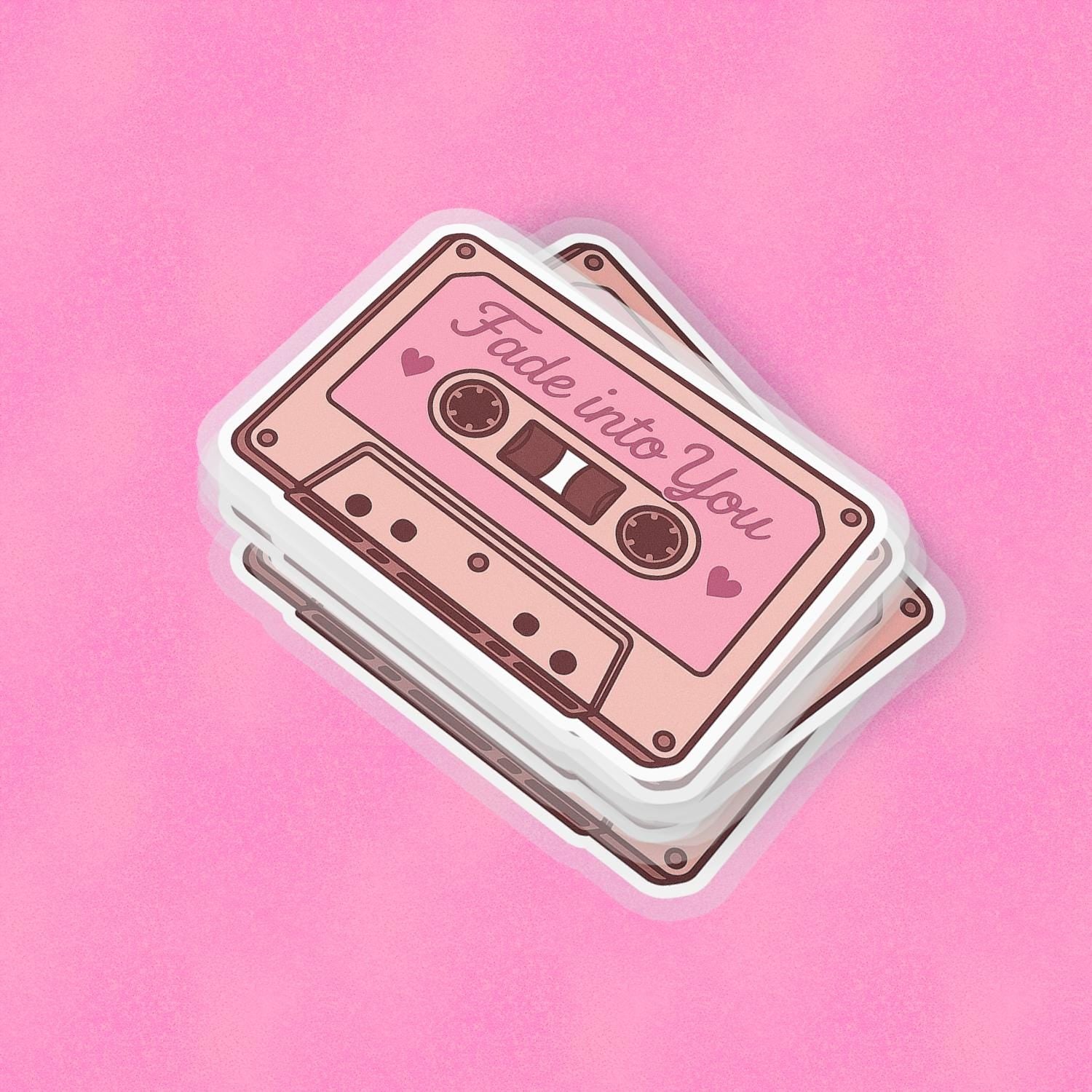 Fade Into You 2.5'' Vinyl Sticker – (Glitter/Holographic or Glossy)