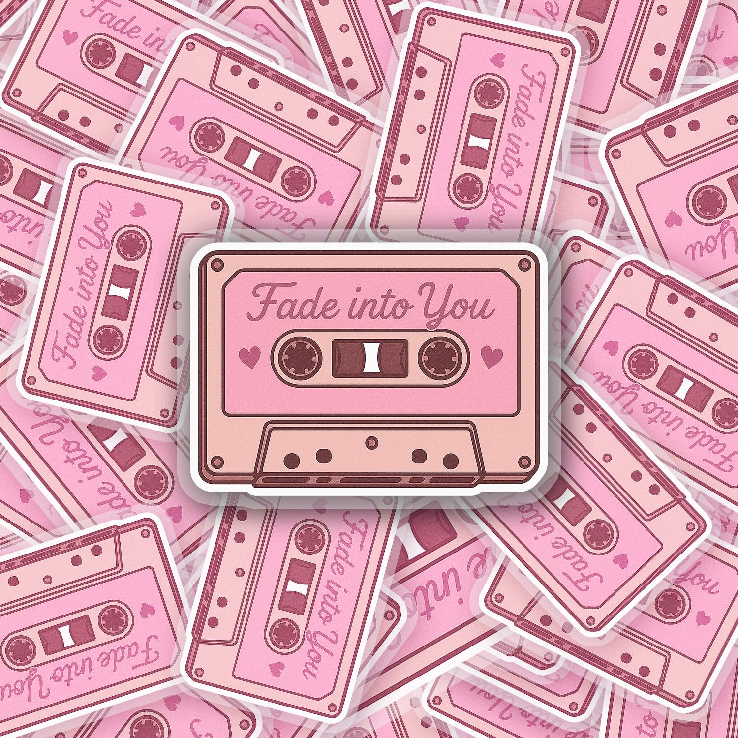 Fade Into You 2.5'' Vinyl Sticker – (Glitter/Holographic or Glossy)