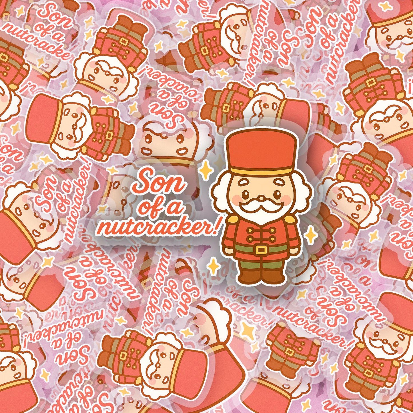 Nutcracker 2.5'' Vinyl Sticker – (Glitter/Holographic or Glossy)