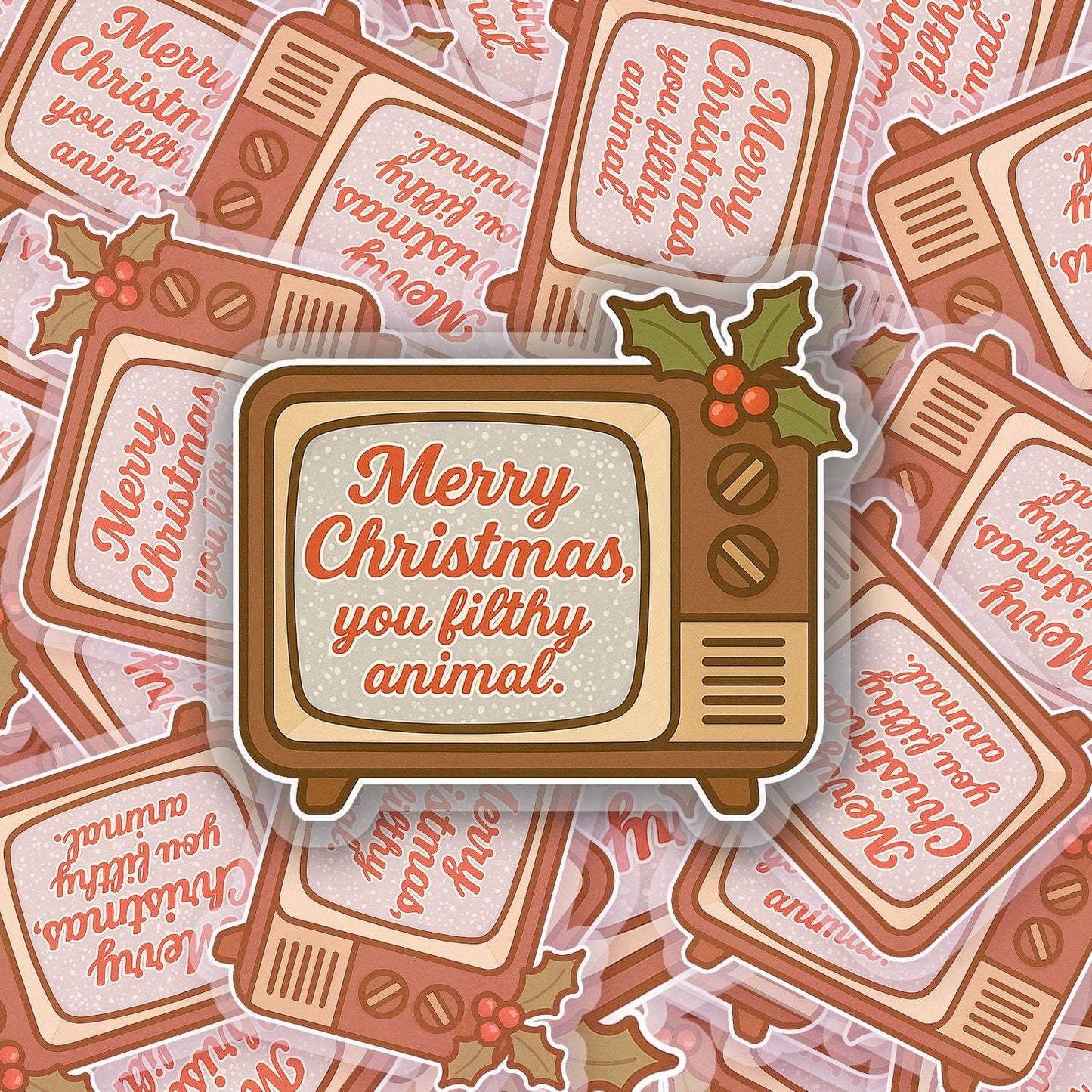 Filthy Animal 2.5'' Vinyl Sticker – (Glitter/Holographic or Glossy)