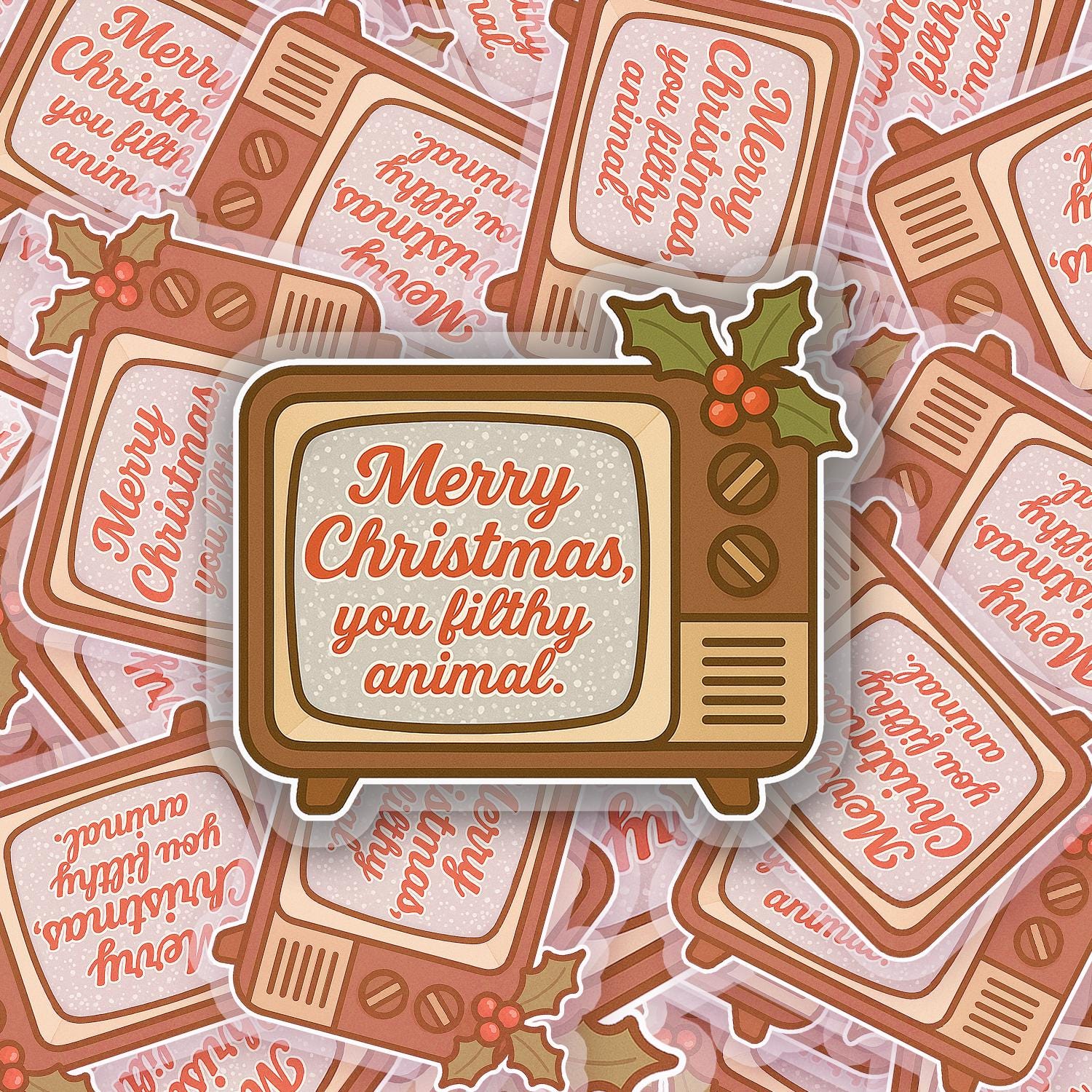 Filthy Animal 2.5'' Vinyl Sticker – (Glitter/Holographic or Glossy)