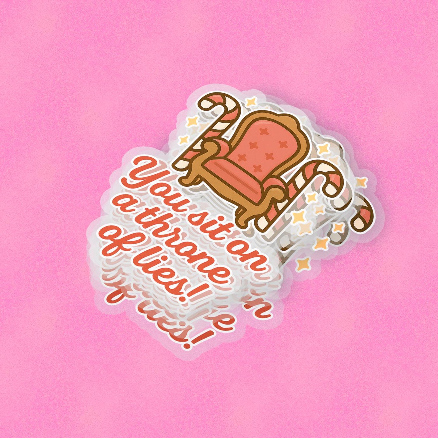 Throne of Lies 2.5'' Vinyl Sticker – (Glitter/Holographic or Glossy)