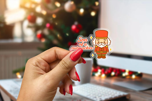 Nutcracker 2.5'' Vinyl Sticker – (Glitter/Holographic or Glossy)
