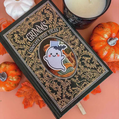 Little Ghostie | Double-Sided Magnetic Bookmark | Cute Fall - Halloween Gift for Book Lovers