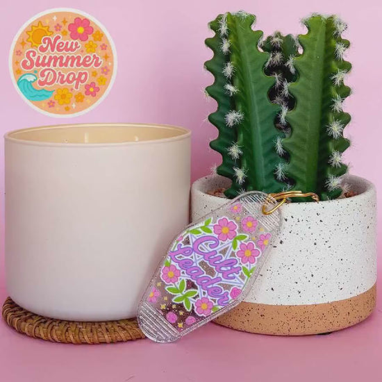 Keychain Cult Leader | Acrylic Motel Keychain | Unstable Babes Club